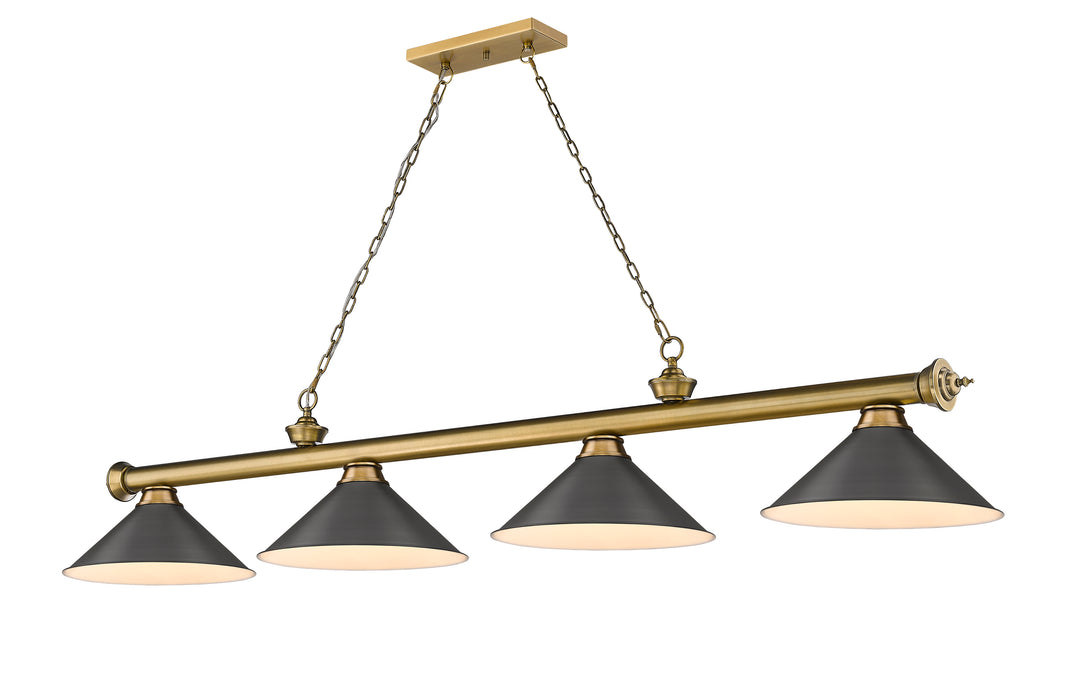 Cordon - 4 Light Billiard Light (2306-4RB-BRZ15)