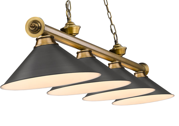 Cordon - 4 Light Billiard Light (2306-4RB-BRZ15)
