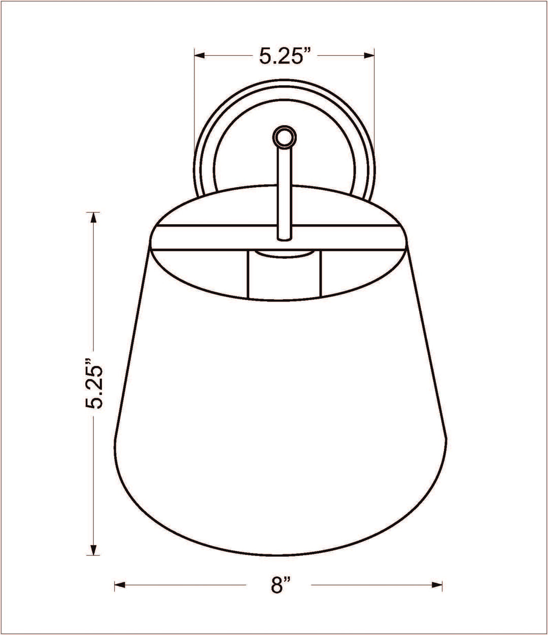 Lilly - 1 Light Wall Sconce