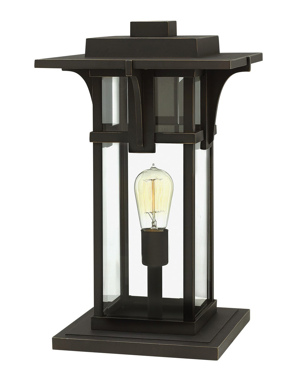 Manhattan Medium Pier Mount Lantern