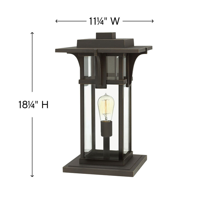Manhattan Medium Pier Mount Lantern