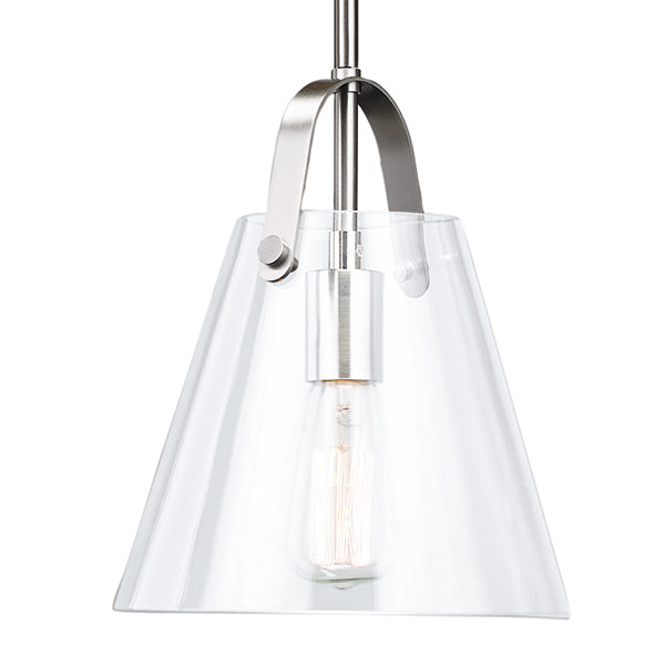 Cosmo Pendant in Brushed Chrome by Russell