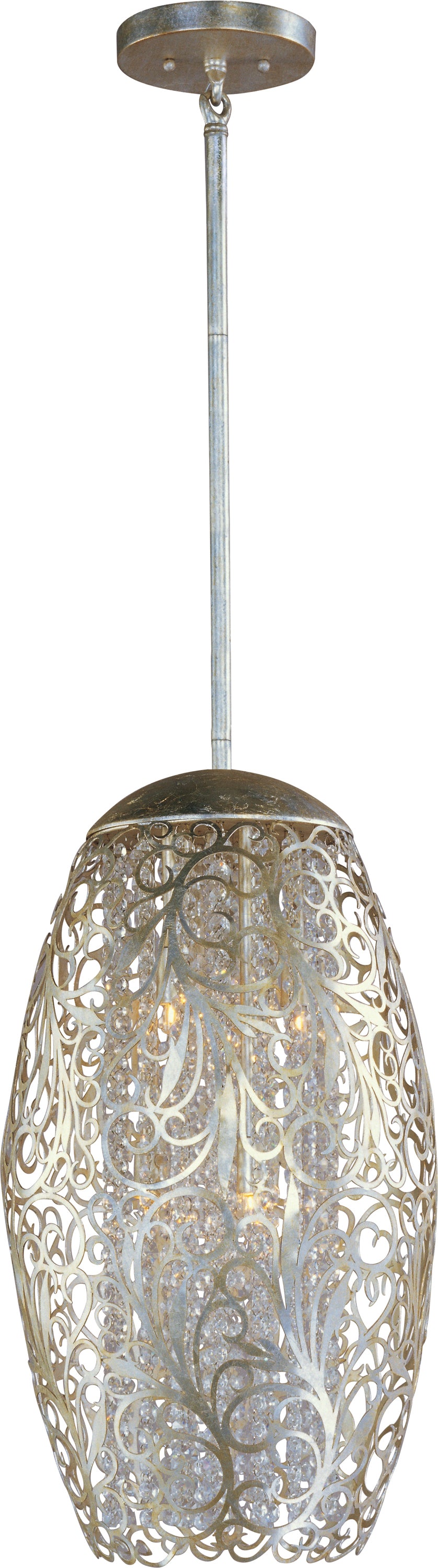 Arabesque Pendant Golden Silver