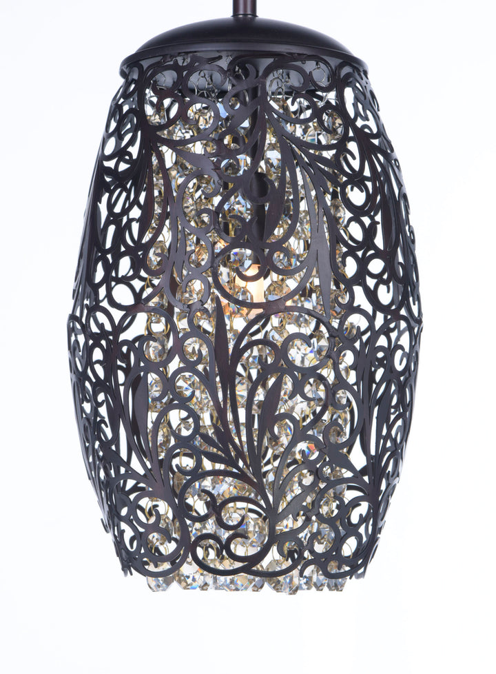 Arabesque 1-Light Mini Pendant Golden Silver alternate view