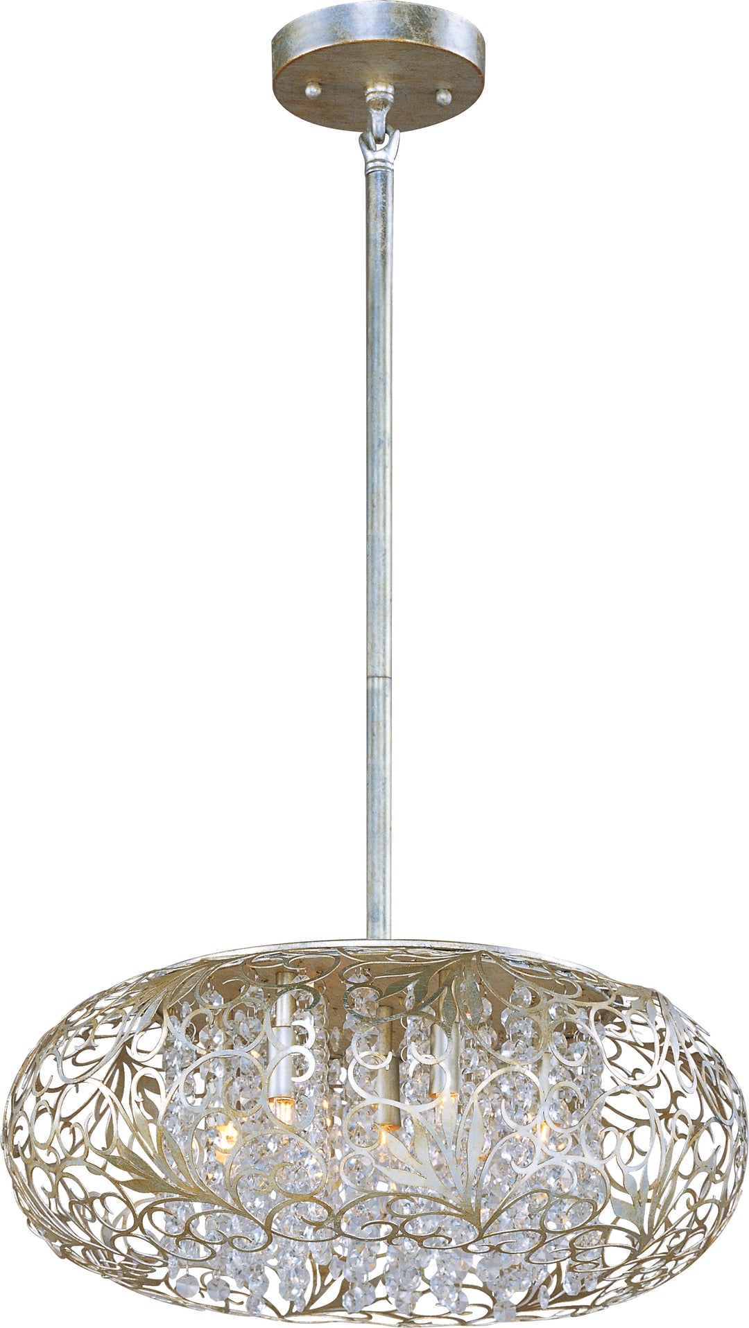 Arabesque Pendant Golden Silver