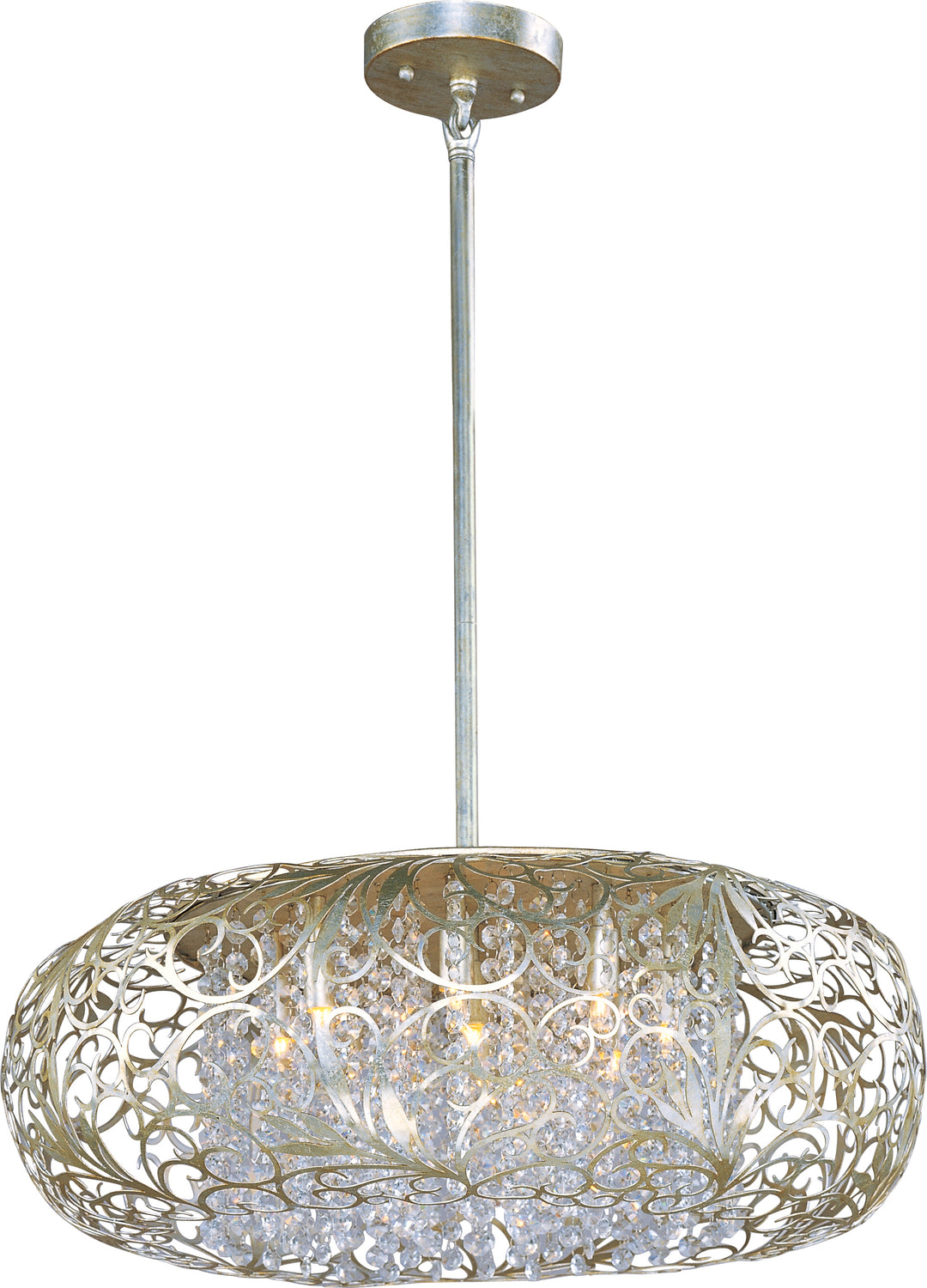 Arabesque Pendant Golden Silver