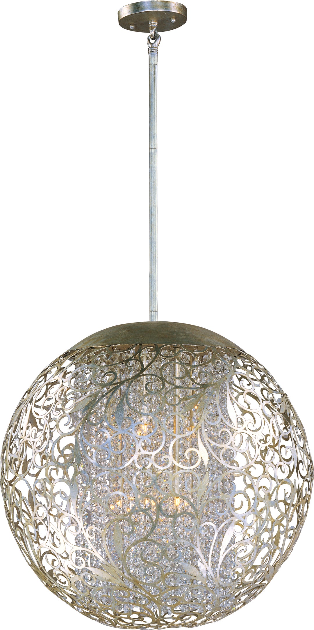 Arabesque Pendant Golden Silver