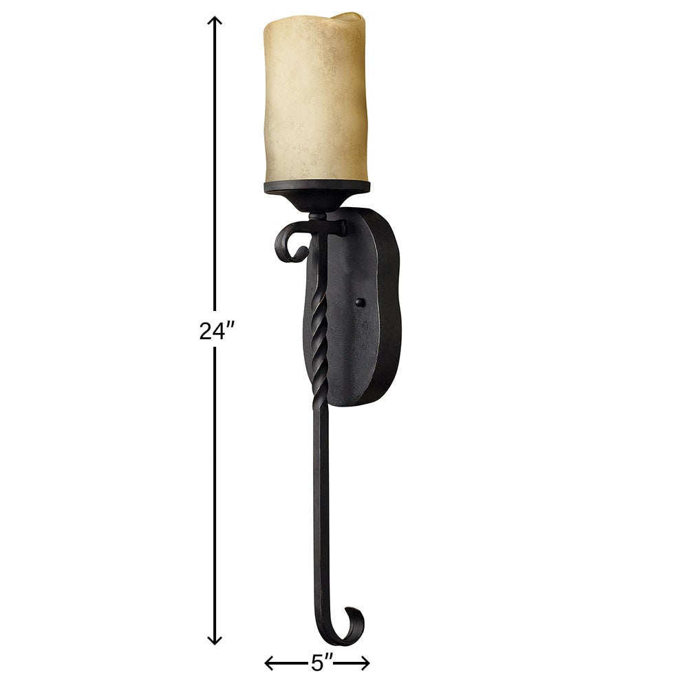 Casa Large Single Light Sconce