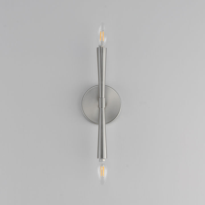 Rome 2-Light Wall Sconce Satin Nickel alternate view