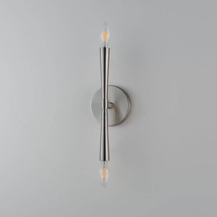 Rome 2-Light Wall Sconce Satin Nickel alternate view