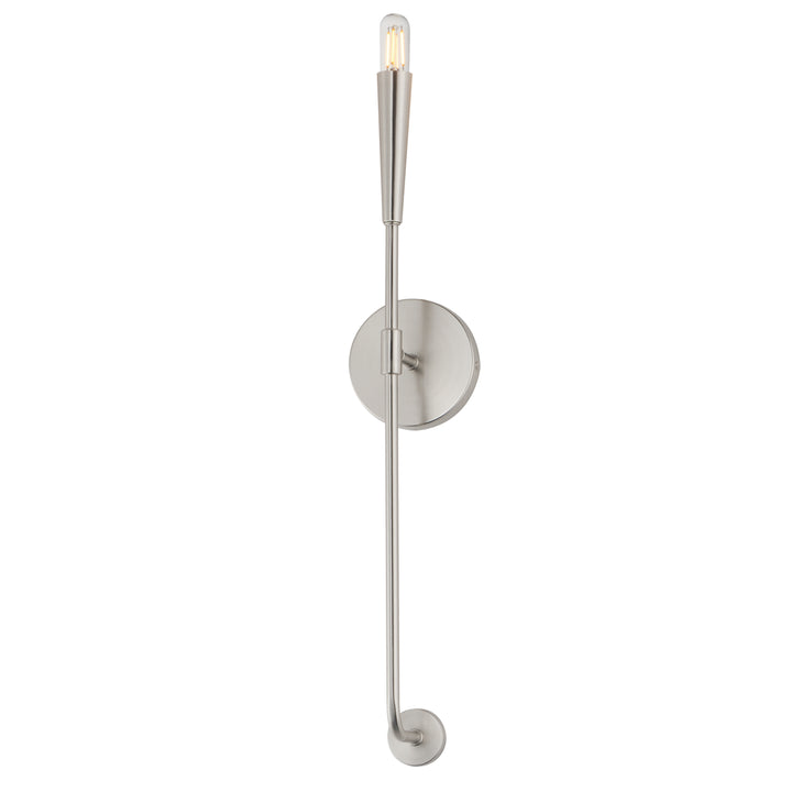 Vela 1-Light Sconce Satin Nickel