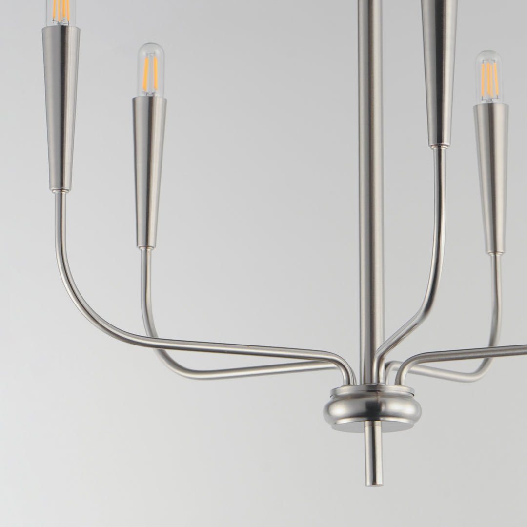 Vela Chandelier Satin Nickel alternate view