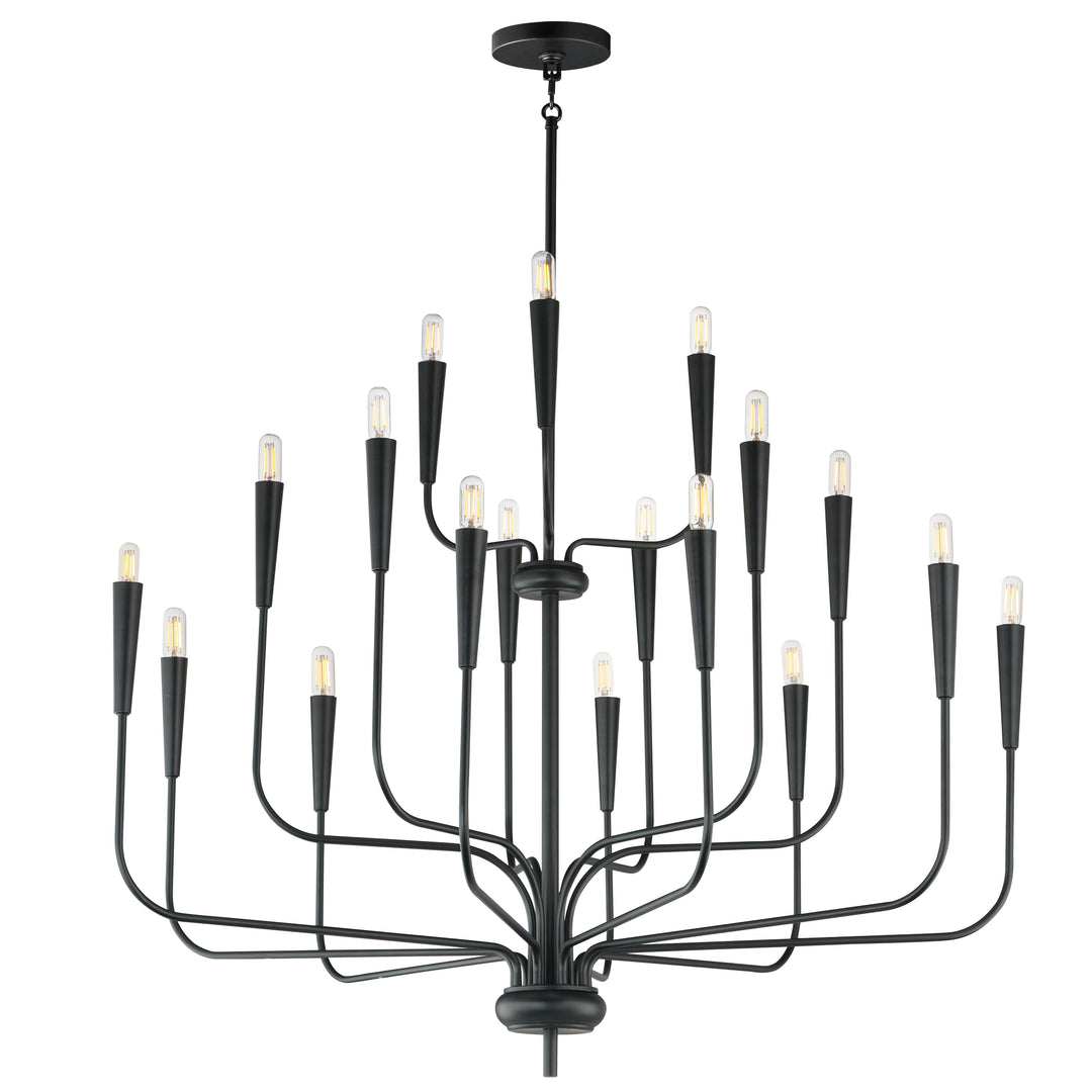 Vela Chandelier Black