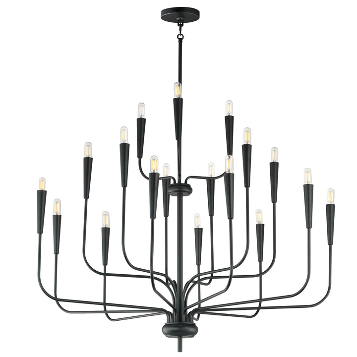 Vela Chandelier Black