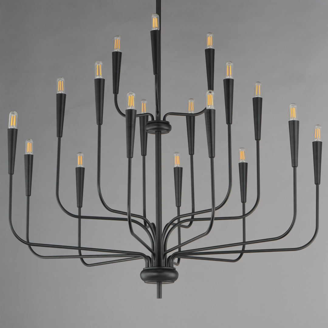 Vela Chandelier Black alternate view