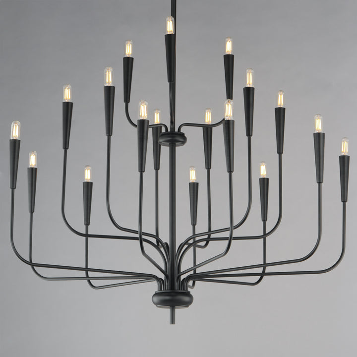 Vela Chandelier Black alternate view