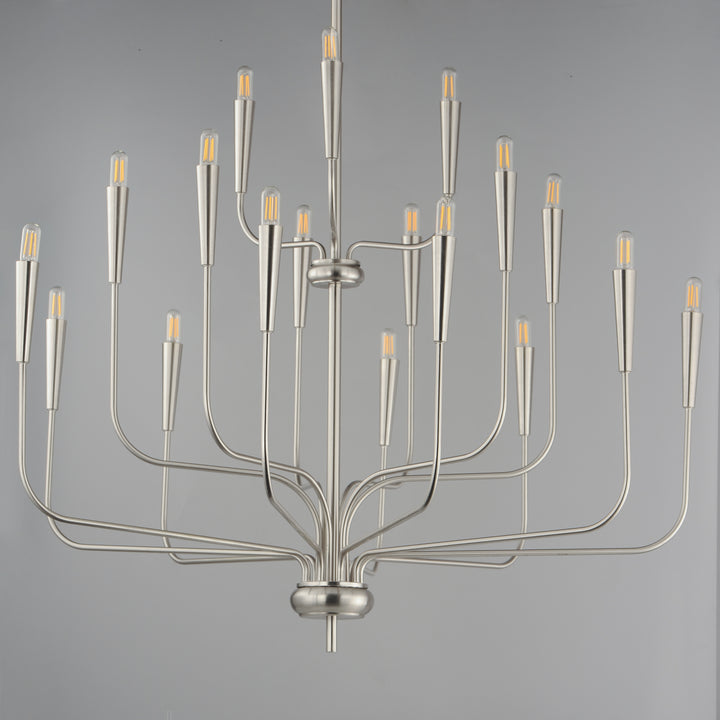 Vela Chandelier Satin Nickel alternate view