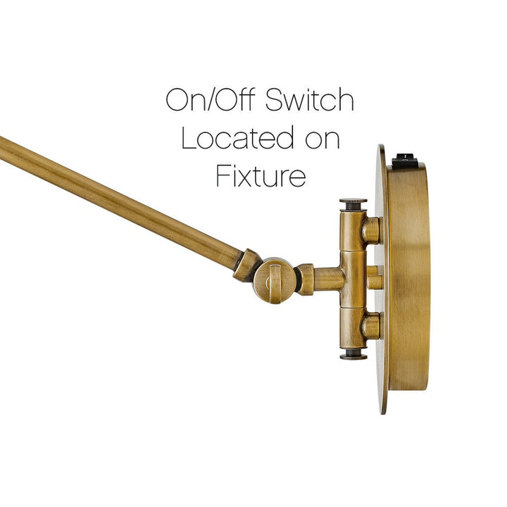 Fletcher Small Swing Arm Single Light Sconce