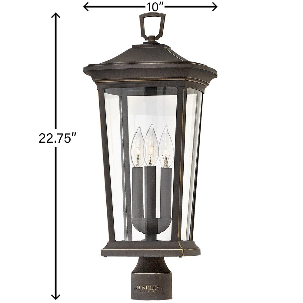Bromley Medium Post Mount Lantern