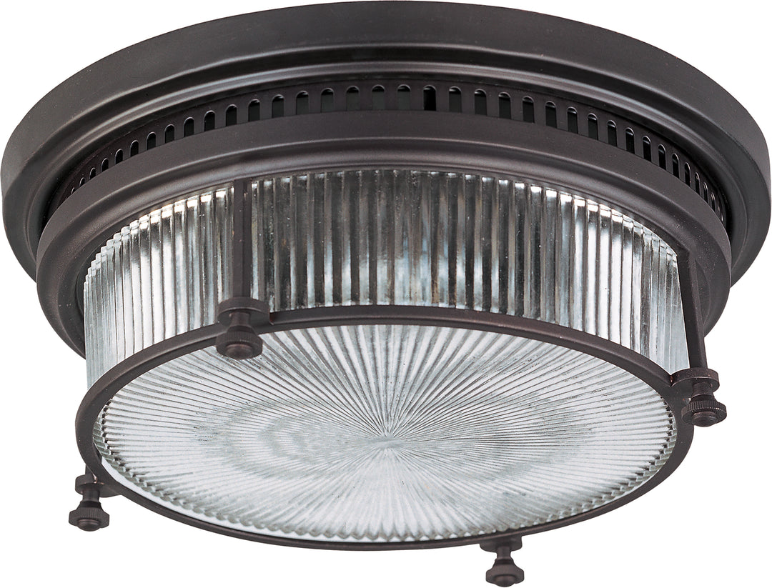 Hi-Bay 2-Light Flush Mount Bronze