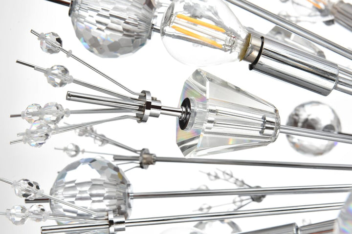 Vera Crystal Chandelier by Elegant - view 24