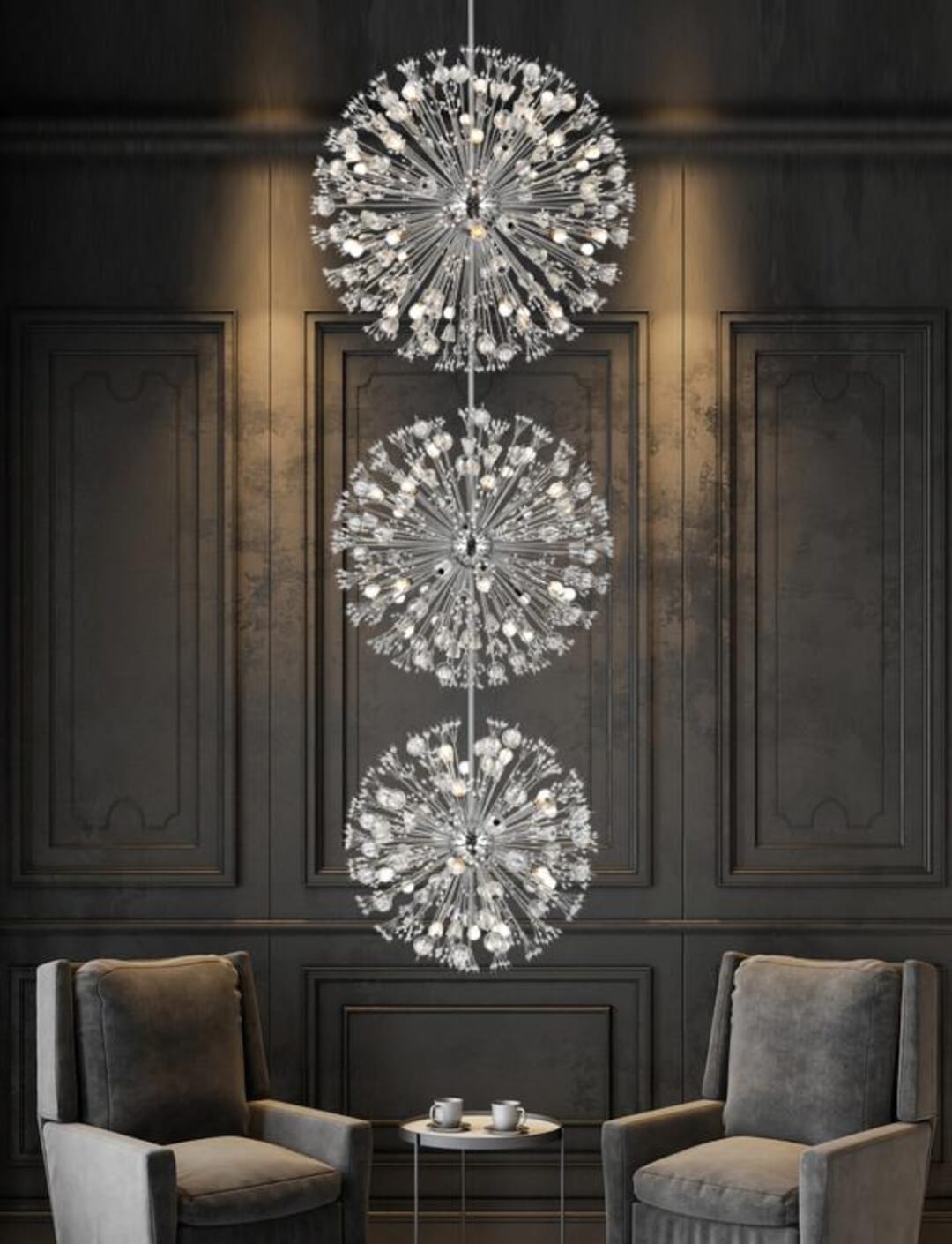 Vera Crystal Chandelier by Elegant - view 25