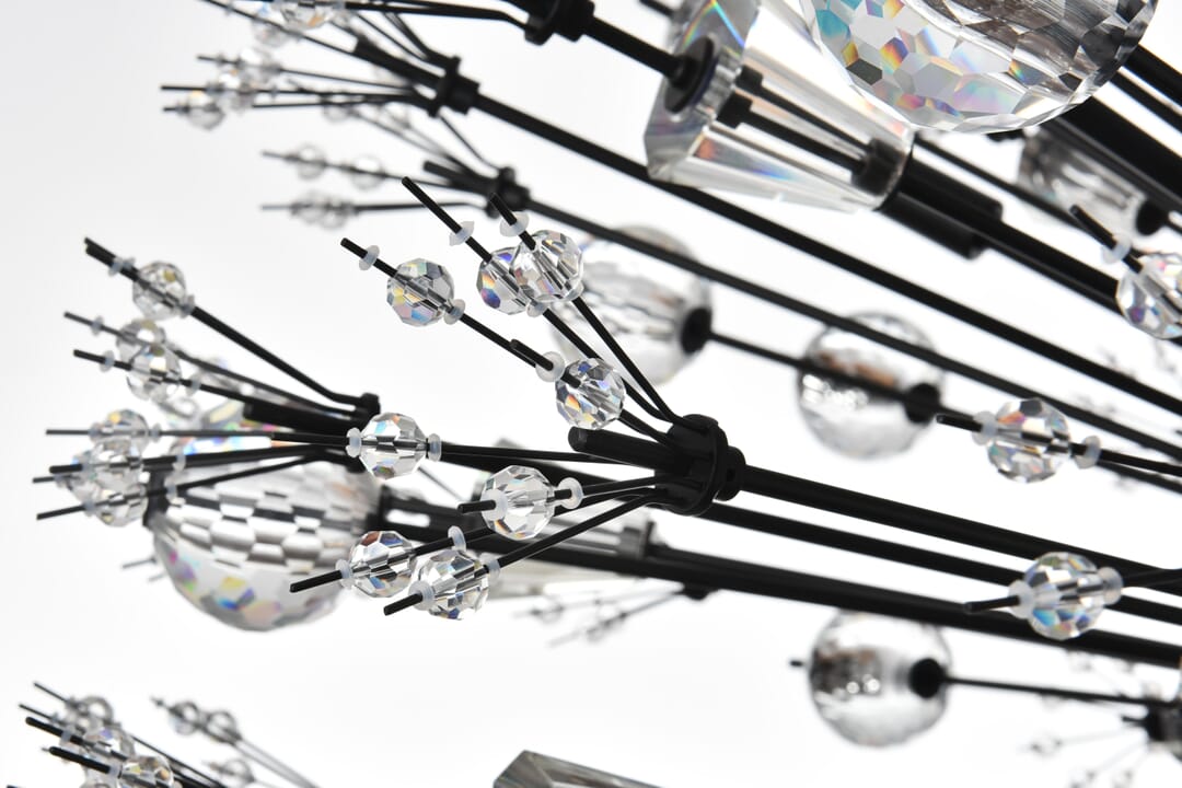 Vera Crystal Chandelier by Elegant - view 5