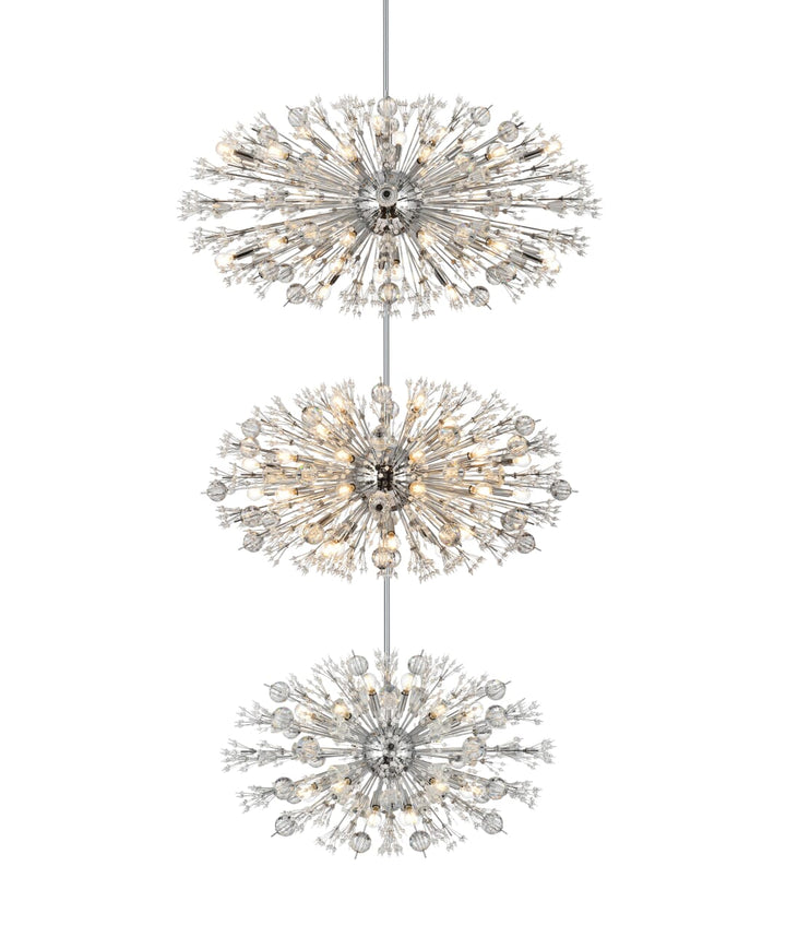 Vera Crystal Chandelier by Elegant - view 9