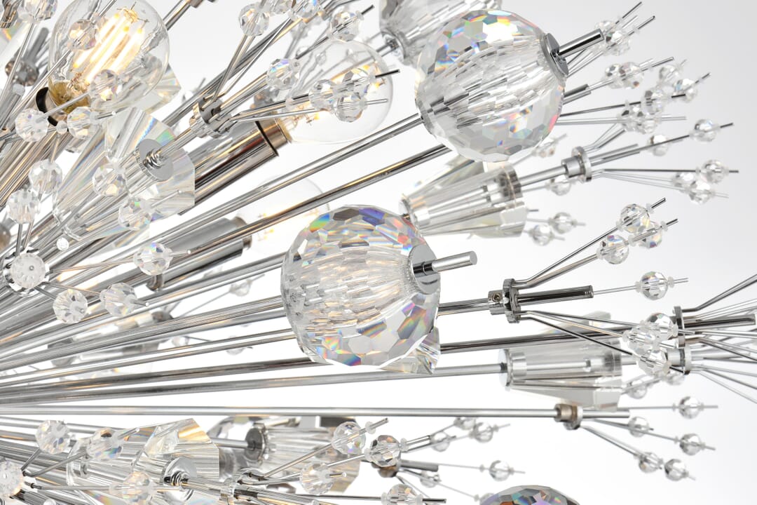 Vera Crystal Chandelier by Elegant - view 10