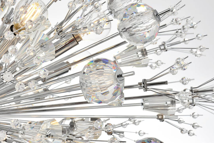 Vera Crystal Chandelier by Elegant - view 10