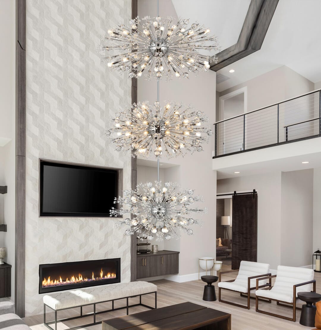 Vera Crystal Chandelier by Elegant - view 13