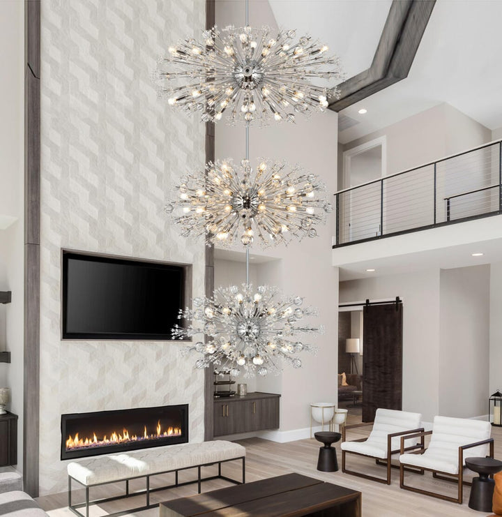 Vera Crystal Chandelier by Elegant - view 13