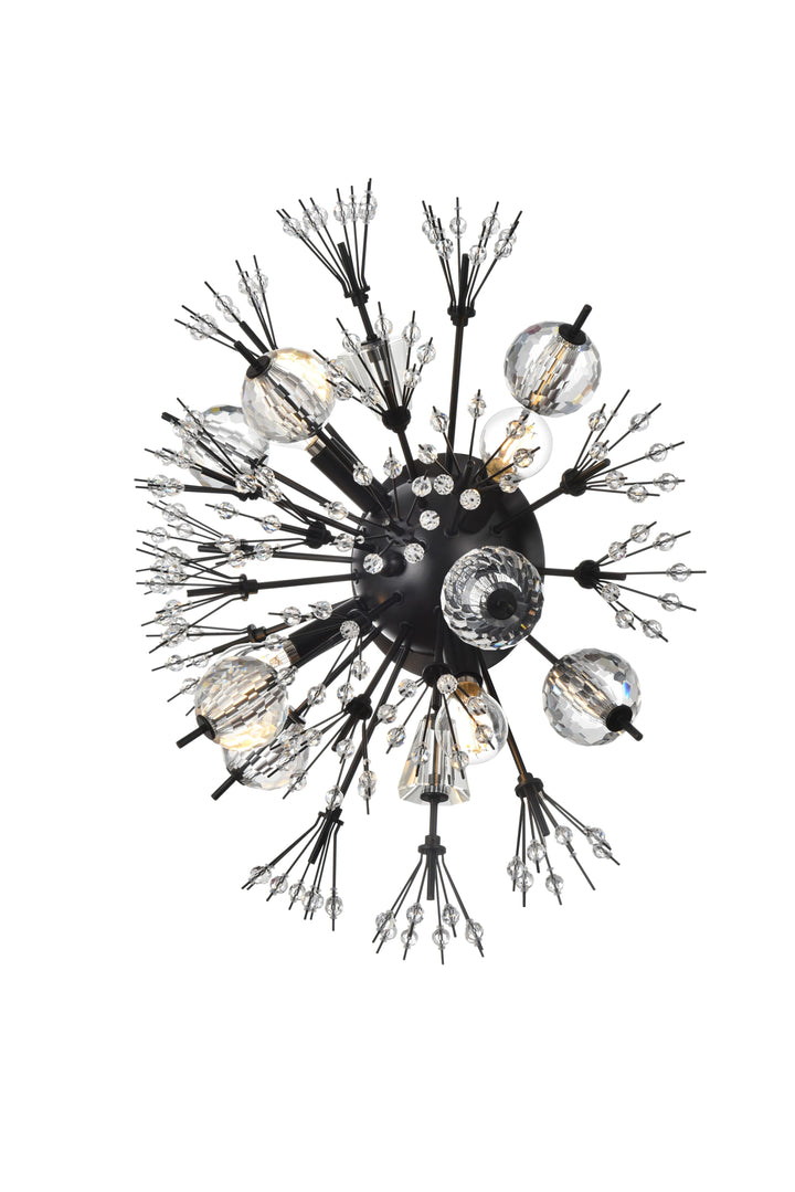 Vera Crystal Wall Sconce by Elegant - view 3