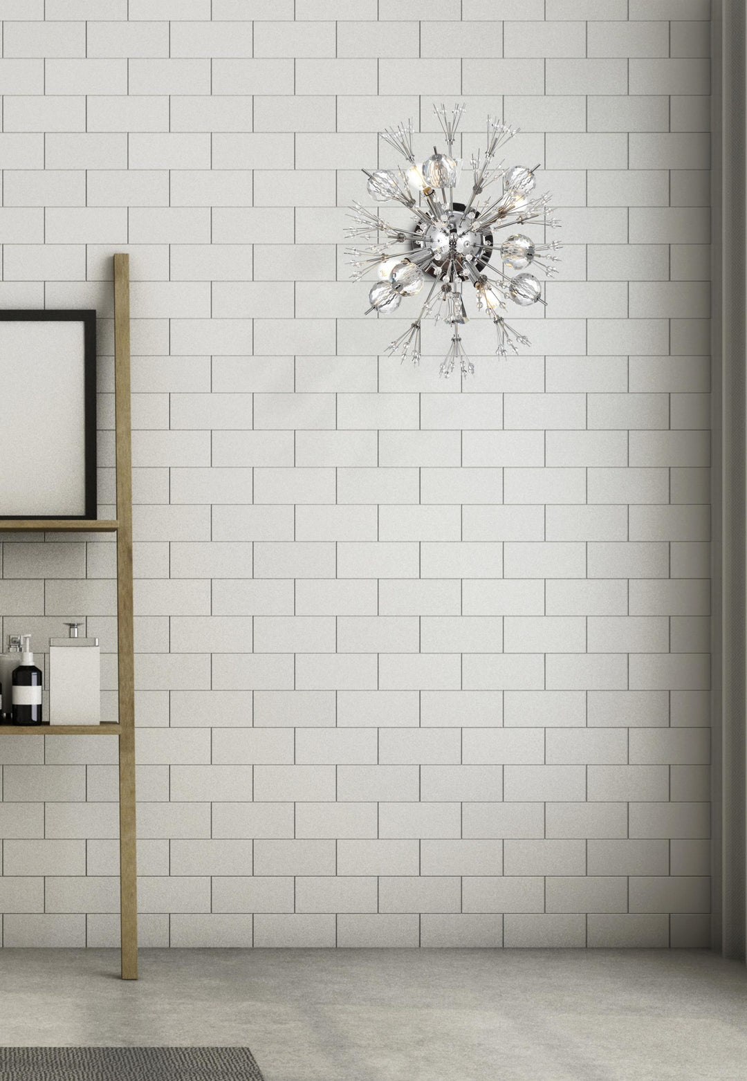 Vera Crystal Wall Sconce by Elegant - view 10