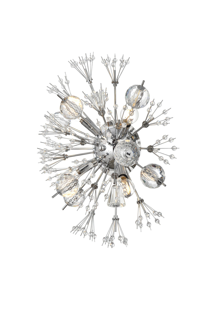 Vera Crystal Wall Sconce by Elegant - view 11