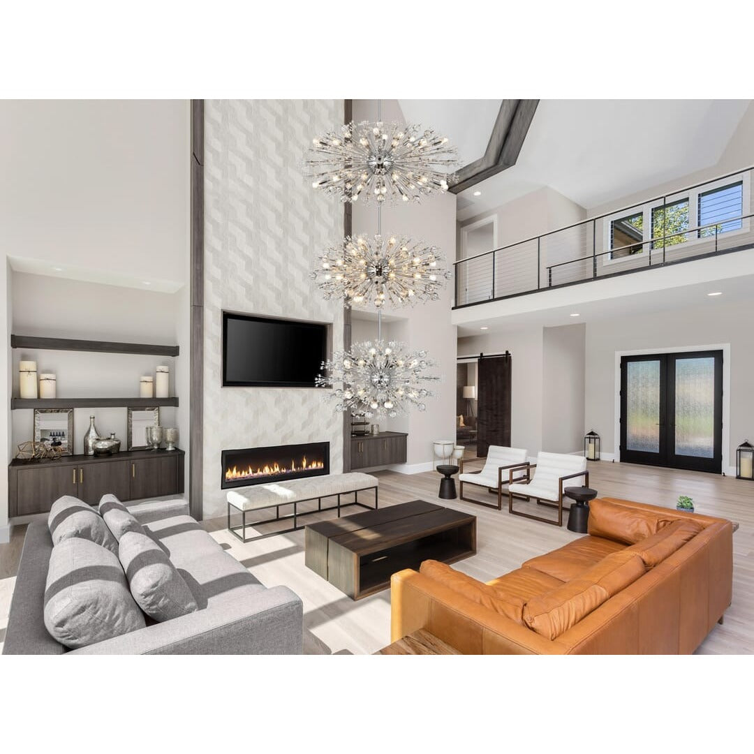 Vera Crystal Chandelier in Chrome by Elegant