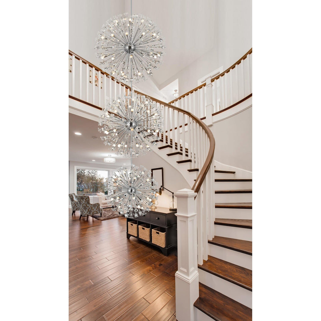 Vera Crystal Chandelier in Chrome by Elegant