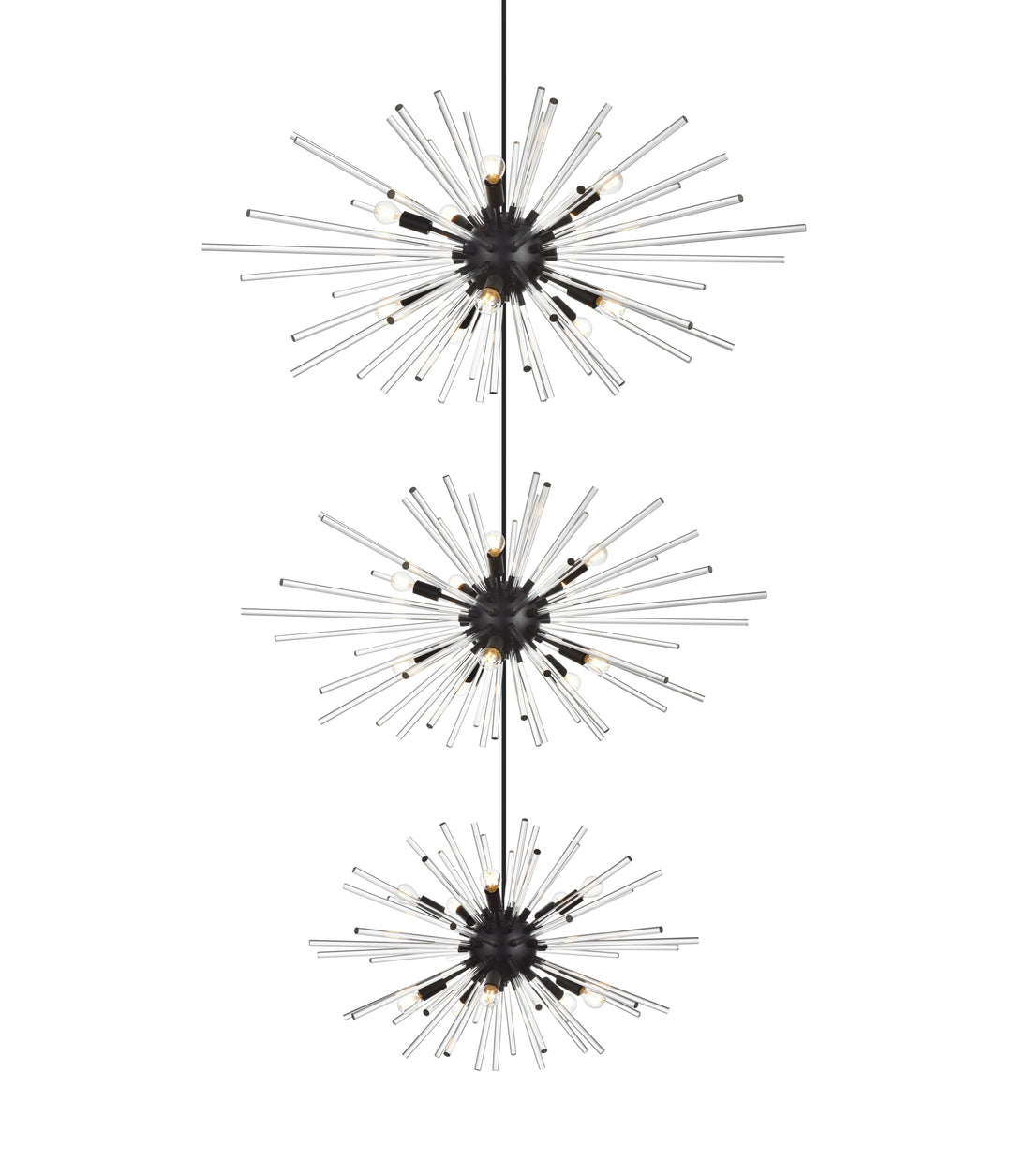 Sienna Crystal Chandelier by Elegant - view 3