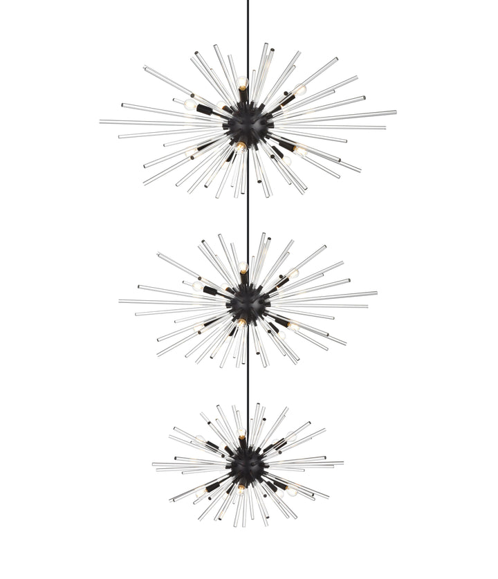 Sienna Crystal Chandelier by Elegant - view 3
