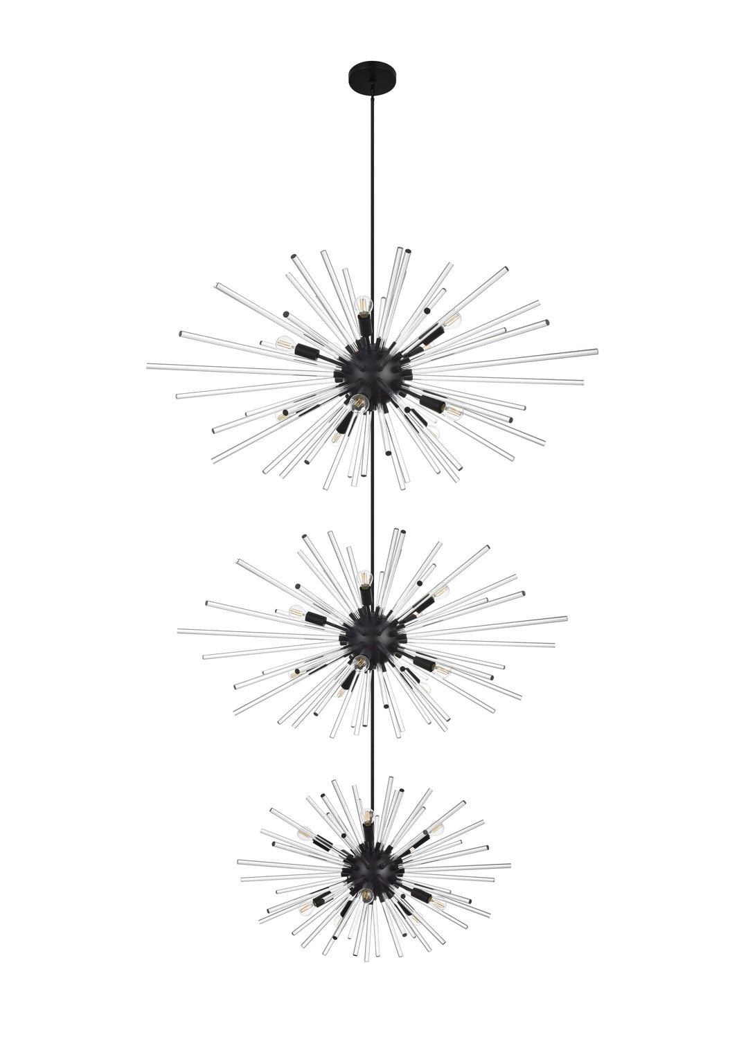 Sienna Crystal Chandelier by Elegant - view 7