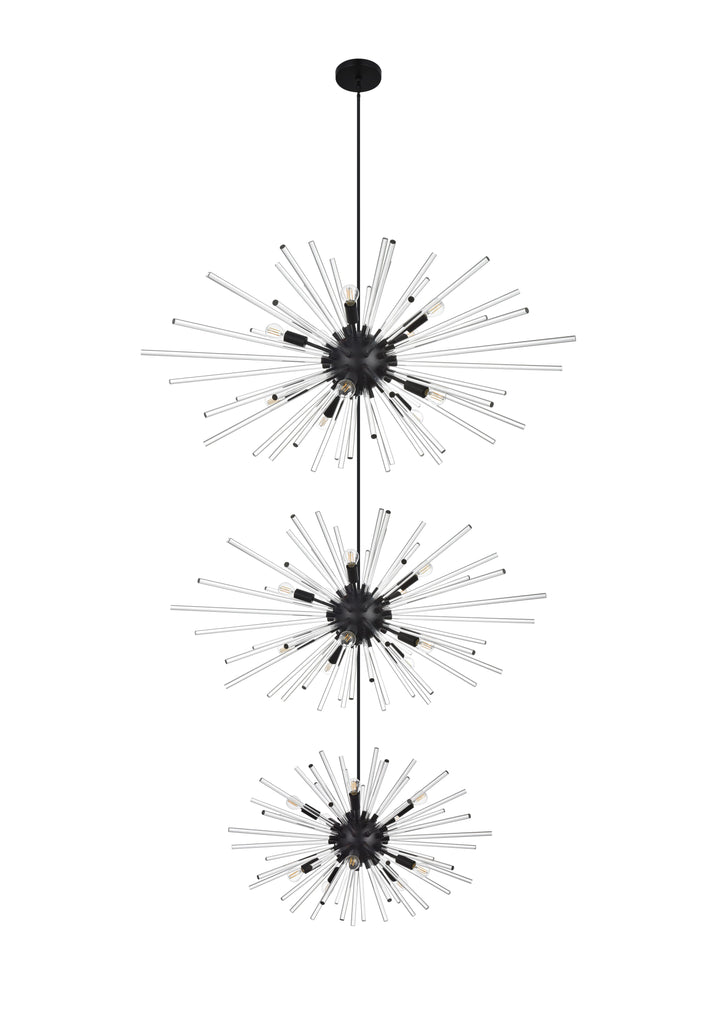 Sienna Crystal Chandelier by Elegant - view 7
