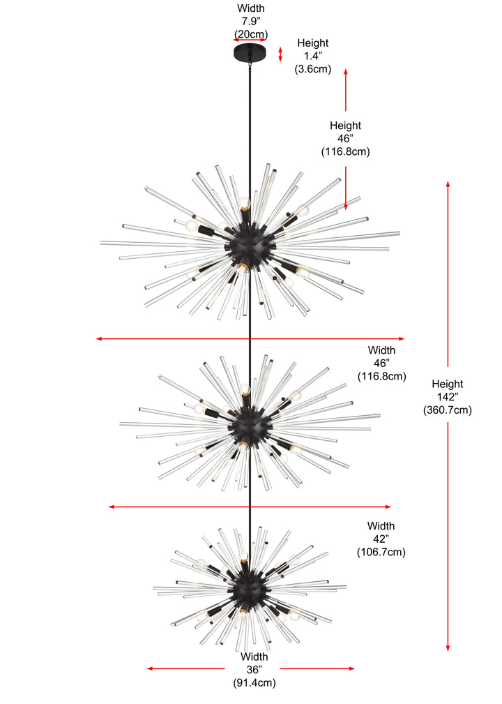 Sienna Crystal Chandelier by Elegant - view 10