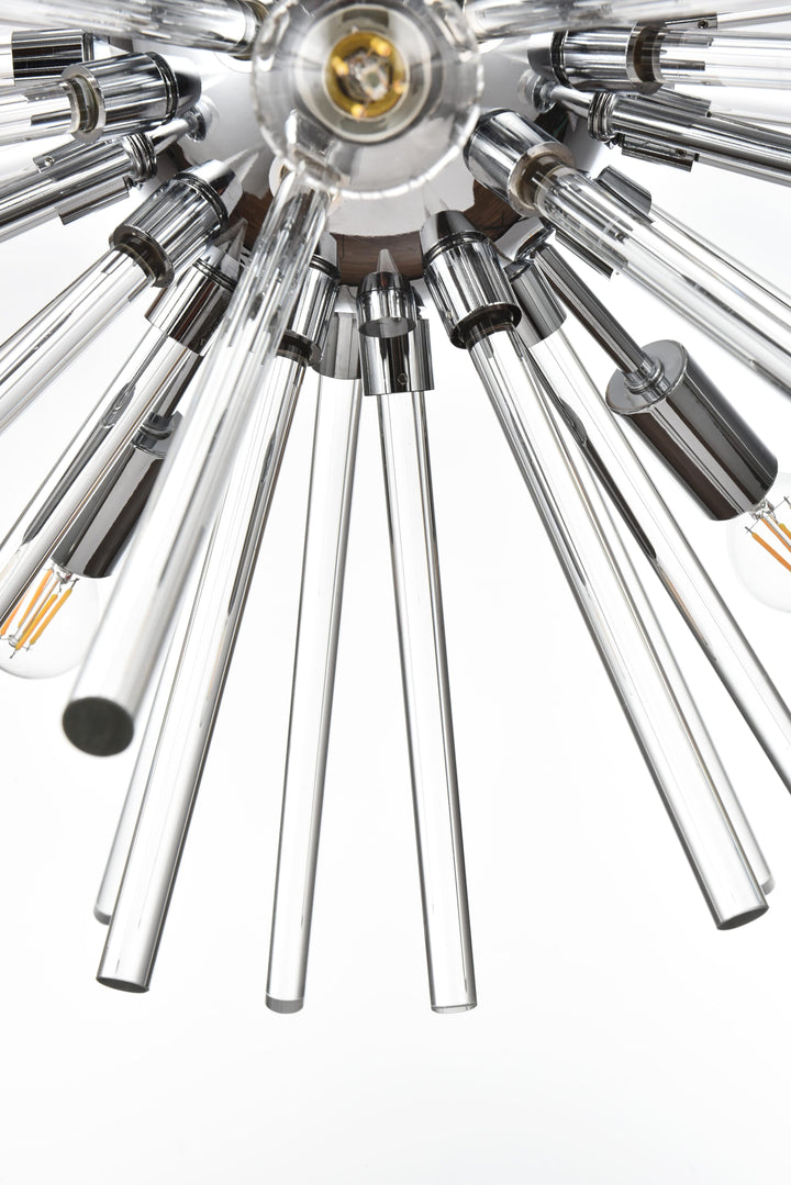 Sienna Crystal Chandelier by Elegant - view 14