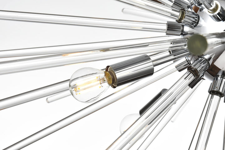 Sienna Crystal Chandelier by Elegant - view 15