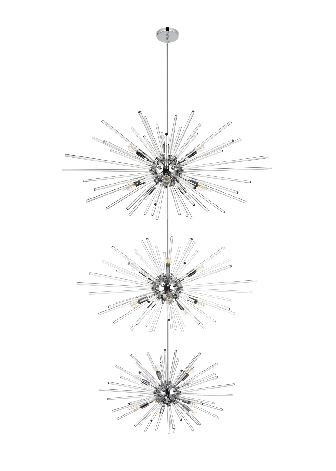 Sienna Crystal Chandelier by Elegant - view 17