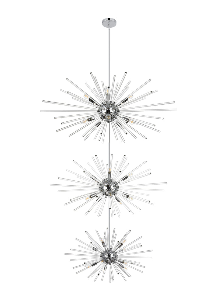 Sienna Crystal Chandelier by Elegant - view 17