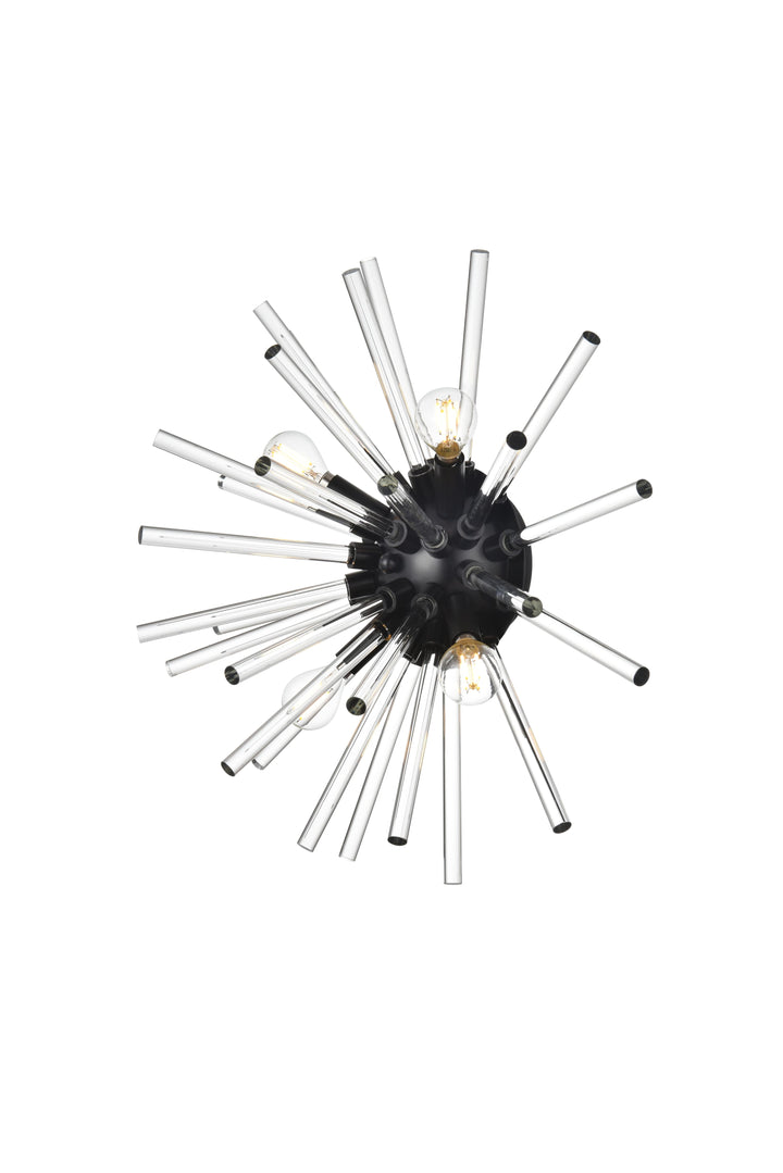 Sienna Crystal Wall Sconce by Elegant - view 3