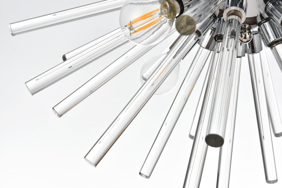 Sienna Crystal Wall Sconce by Elegant - view 15