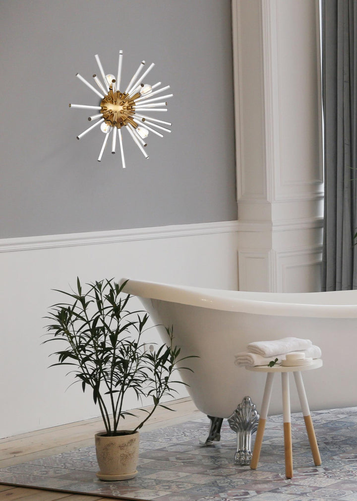 Sienna Crystal Wall Sconce by Elegant - view 18