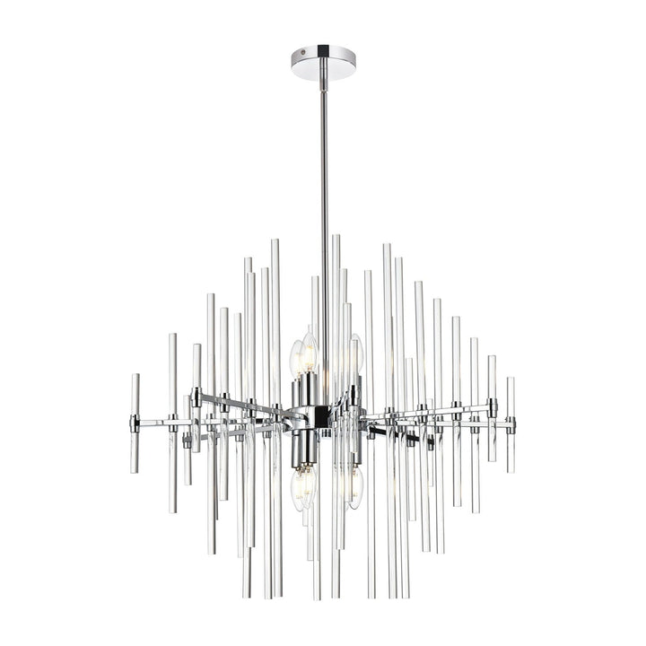 Sienna Crystal Pendant in Chrome by Elegant